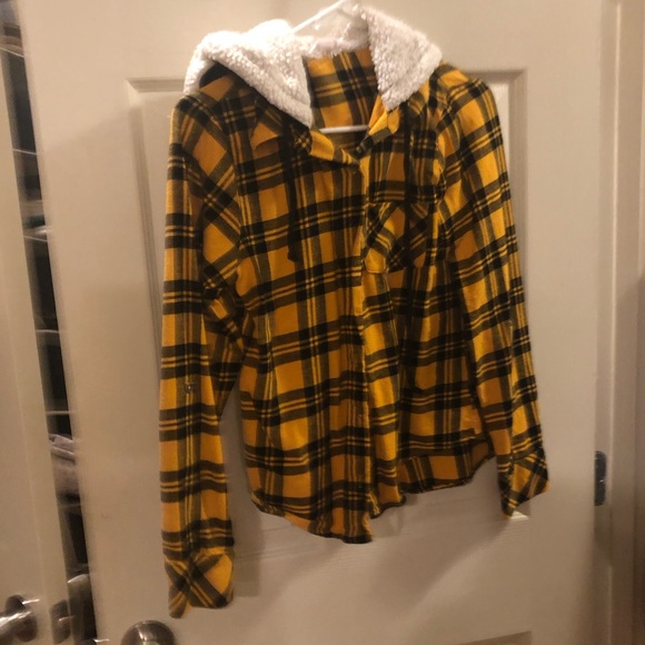no boundaries plaid hoodie